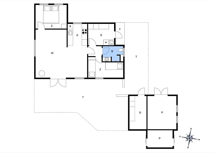 펜션 Fy392-svendborg-stenklovervej-12 *